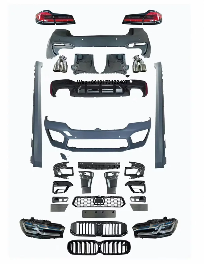 

Hot Selling Old New F90 M Power Body Kit Pre Upgrade LCI 2021 M5 Bodykit for 5 Series G30 PP Plastic for 2018-2020 Models