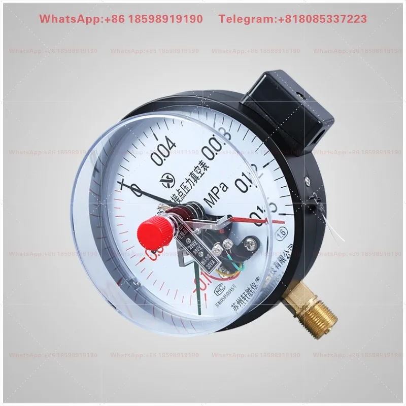 YXC-150 Magnetic Assisted Electric Contact Gauge -0.1~0.15MPa Vacuum Positive Negative Pressure Meter