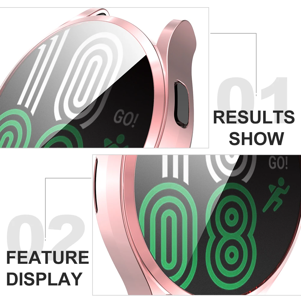 

2Pcs TPU Protective Film for Watch Screen Anti fall Pink Tough Durable Easy to Install Practical Prolong Service Life