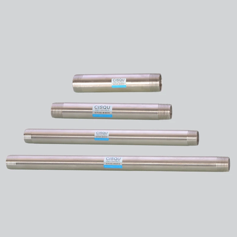 1 Stuks 1/2 "~ 1" 201 Roestvrijstalen Buisindustrie Olie Water Gas Draad Verlengingspijp