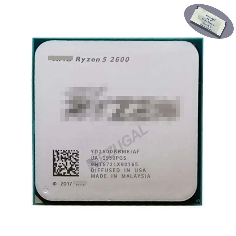 Ryzen 5 2600 R5-2600 R5 2600 YD2600BBM6IAF YD2600BBAFBOX 3.4 Ghz Six Core 3M 65W AM4 CPU processor