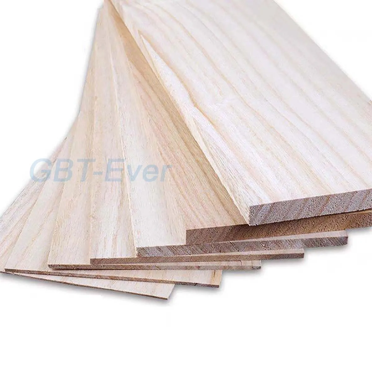 

1Pcs 310x100mm Wood Planks Thin Tung Wood Slices Thickness 1 1.5 2 3 5 8 10mm DIY Handmade Airplane Model Plate Materials