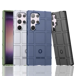 Shockproof Case For Samsung Galaxy S24 S24 Plus Military Style Rugged Shield Silicone Cover Cases For S24 Ultra Phone Protector