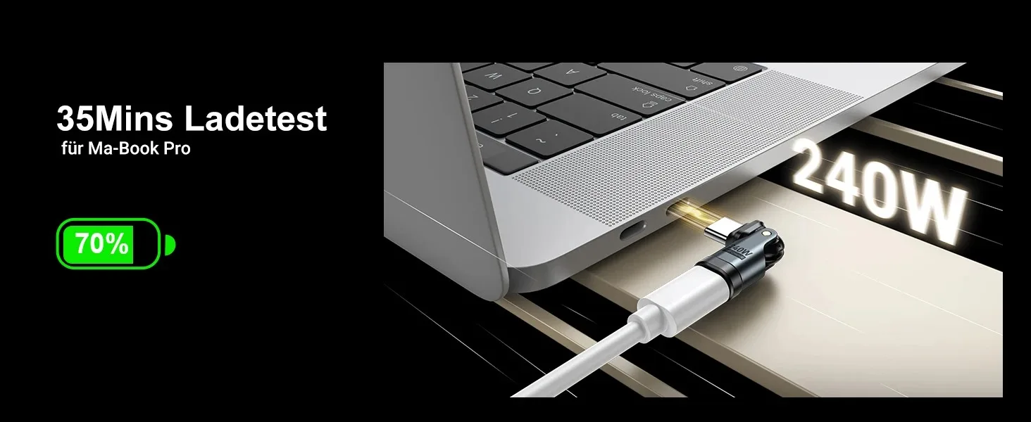 16-Pin USB C to Type C Magnetic OTG Adapter PD240W USB C Fast Charging Data Converter for iPhone 15 MacBook Pro Samsung Xiaomi