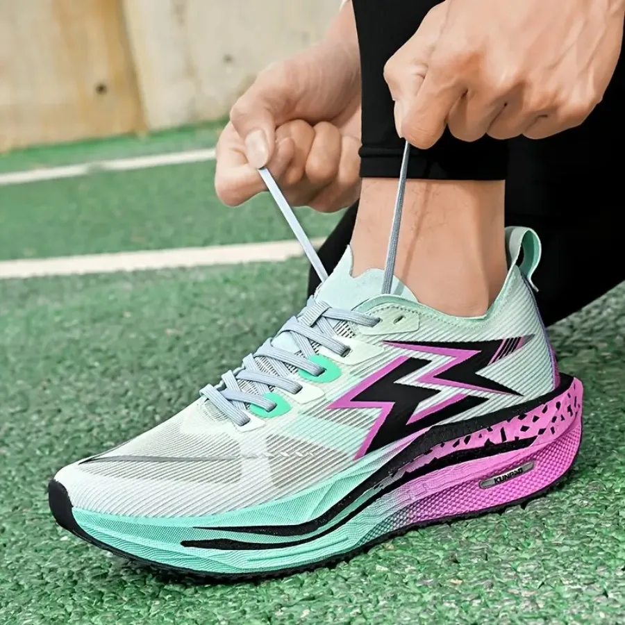 

Men's 2026 Spring New Arrival Professional Running Sneakers - Breathable Shock-Absorbing MD Sole Low-Top Sneakers Suitable for
