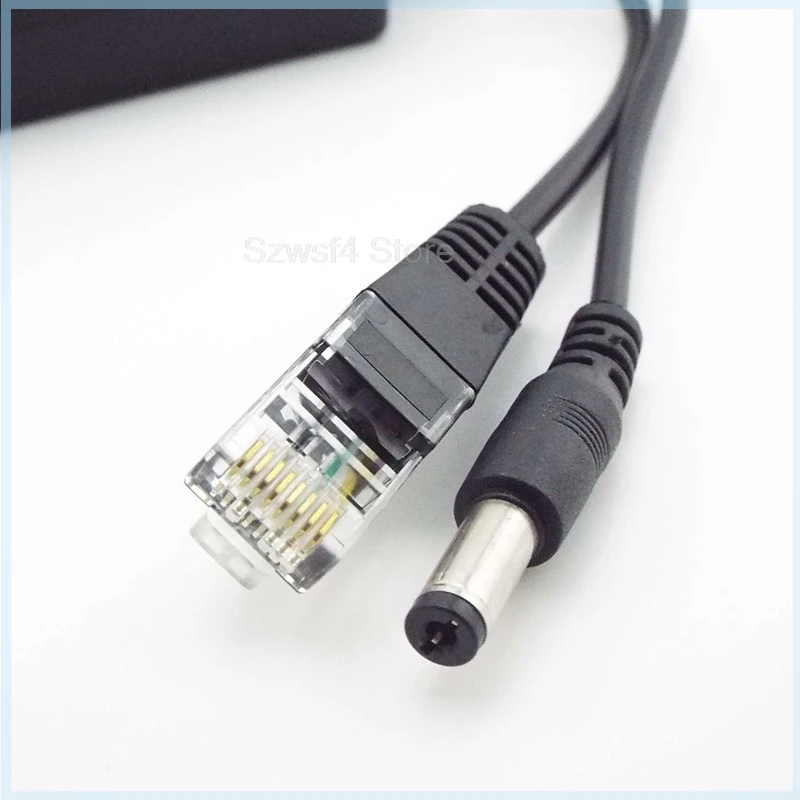 48V naar 12V POE Splitter Connector Poe Power Adapter injector Schakelaar voor IP Camera Wifi Injector kabel Muur US/EU Plug power E4