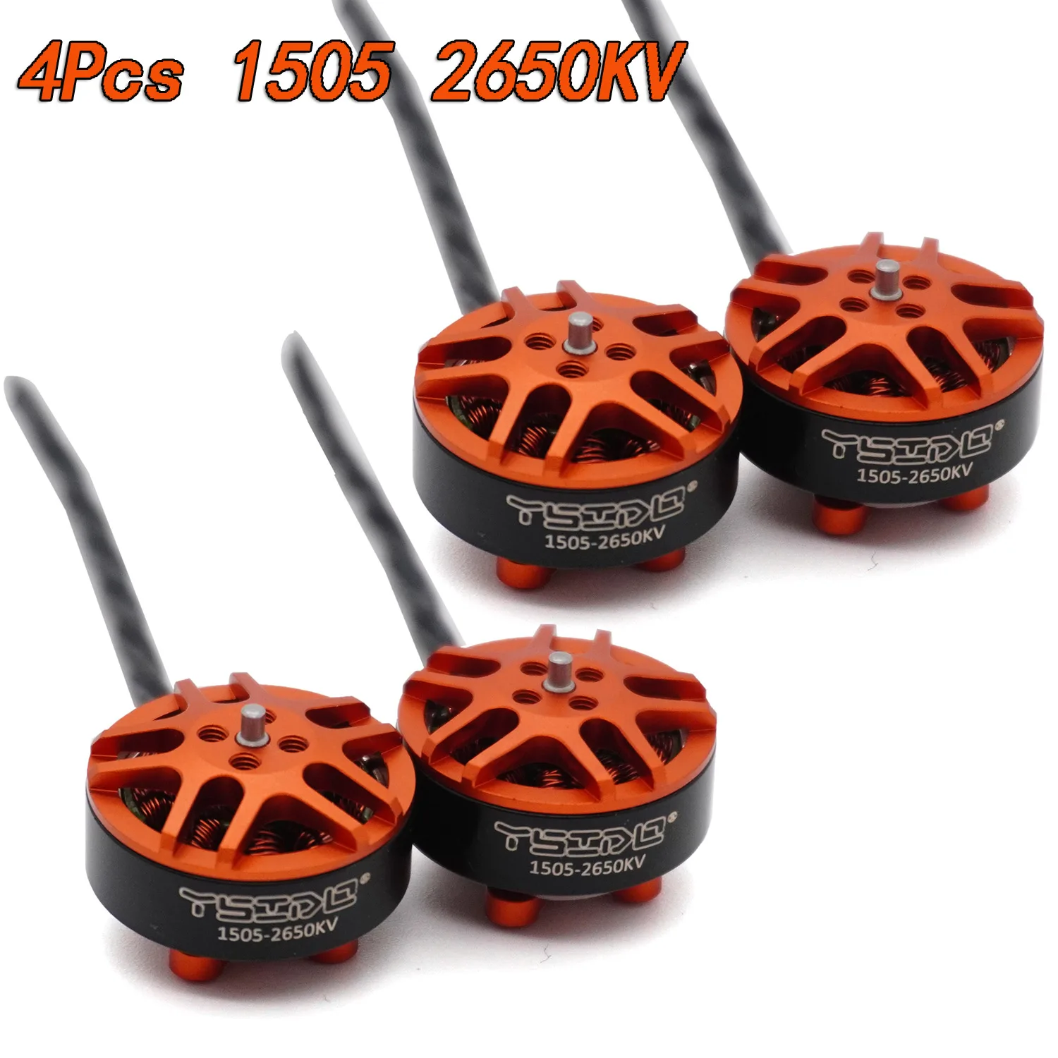YSIDO 4 STUKS Borstelloze 1604 1505 1404 1303 1204 1104 1103 Motor voor RC FPV Freestyle Quadcopter Vaste vleugel Racing Drone DIY Onderdelen