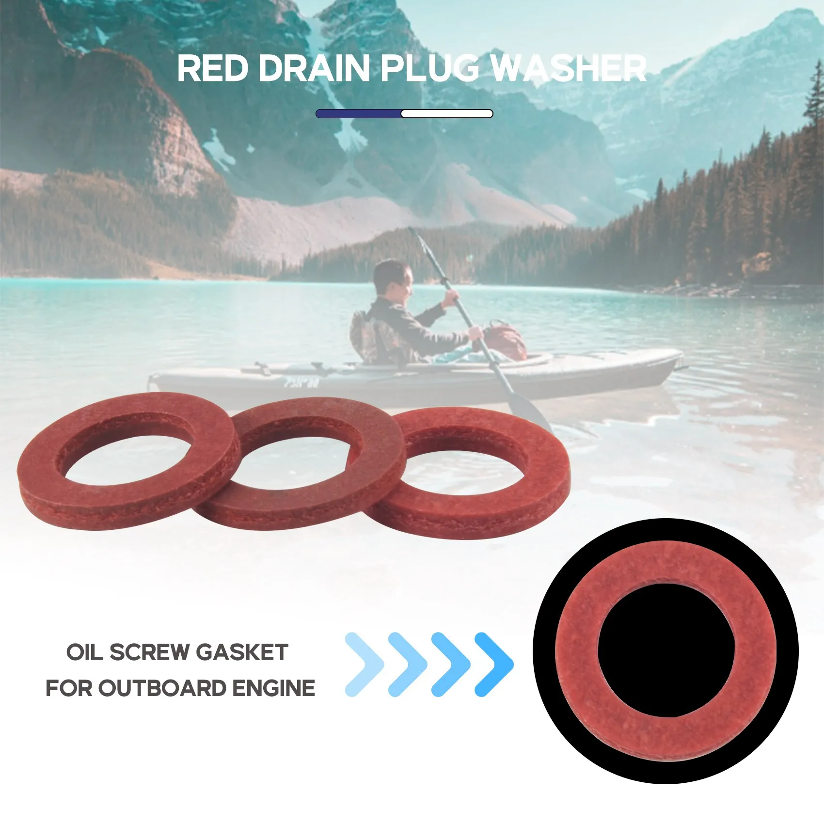 

Best-Selling Outboard Lower Unit Oil Drain Gasket (20Pcs) for Most 4-Stroke
