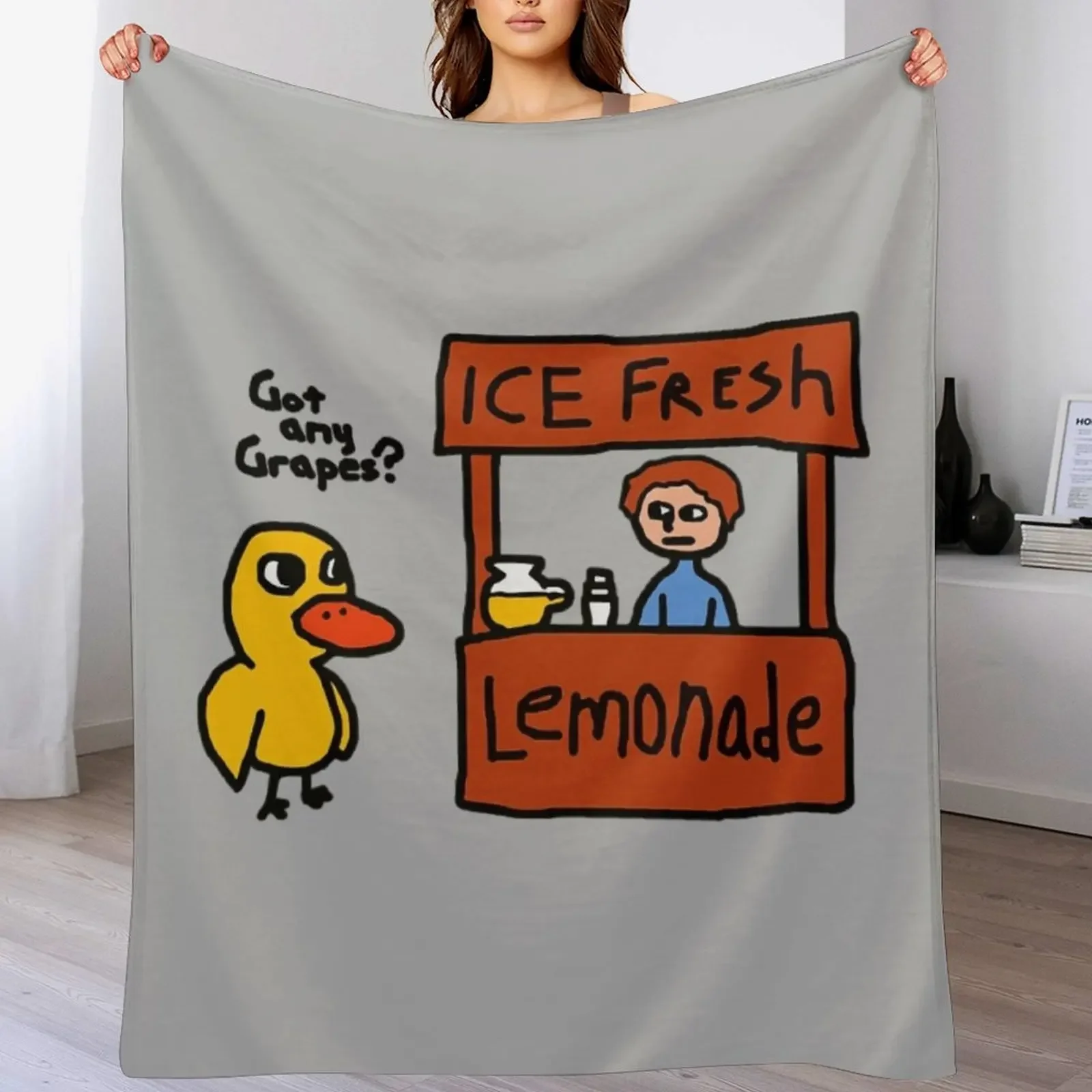 Got Any Grapes? Throw Blanket Soft Big Luxury Decorative Throw for babies Blankets