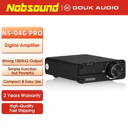 Nobsound NS-04G PRO Mini-Digital-Leistungsverstärker HiFi Stereo 2.0 Kanal Klasse D Home Desktop Audio Amp 100 W + 100 W
