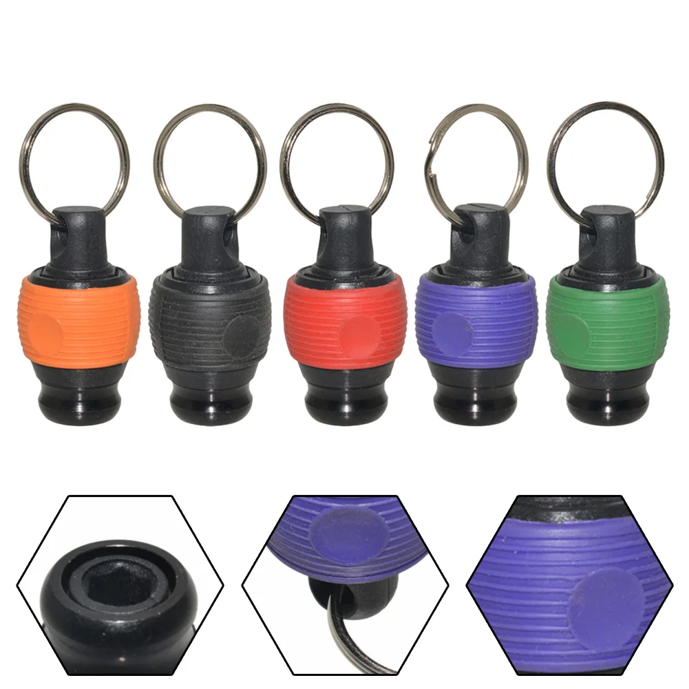 1pc Screwdriver Drill Bit Holder Hex Shank Screwdriver Keychain Extension Bar Quick Release Screwdriver Bits Holder Hand Tools