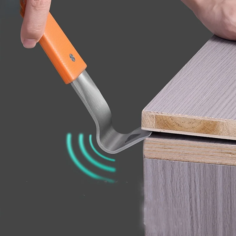 Stainless Steel Pry Bar M4 Hexagon Socket and Wrench Angle Head Nail Puller for prying lifting pulling Multifunctional Flat Pry