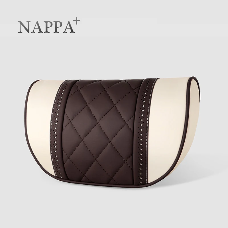 High Density Leather Car Headrest Neck Pillow Suitable For Mercedes-Benz Maybach S-Class Luxury Seat Rest Cushion Accessories