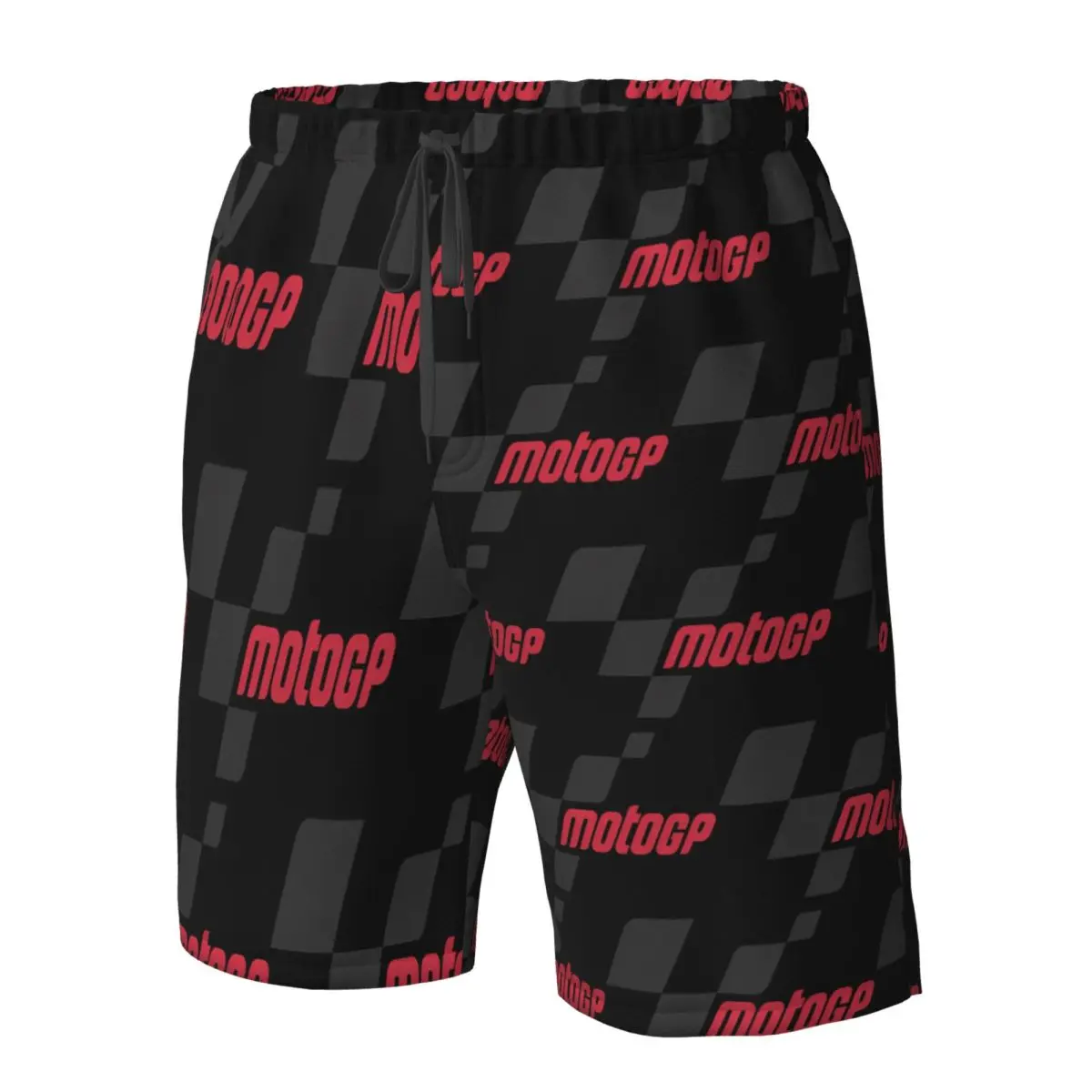 Pantaloncini da surf da spiaggia essenziali con logo Moto GP Pantaloni da uomo estivi da nuoto casual ad asciugatura rapida