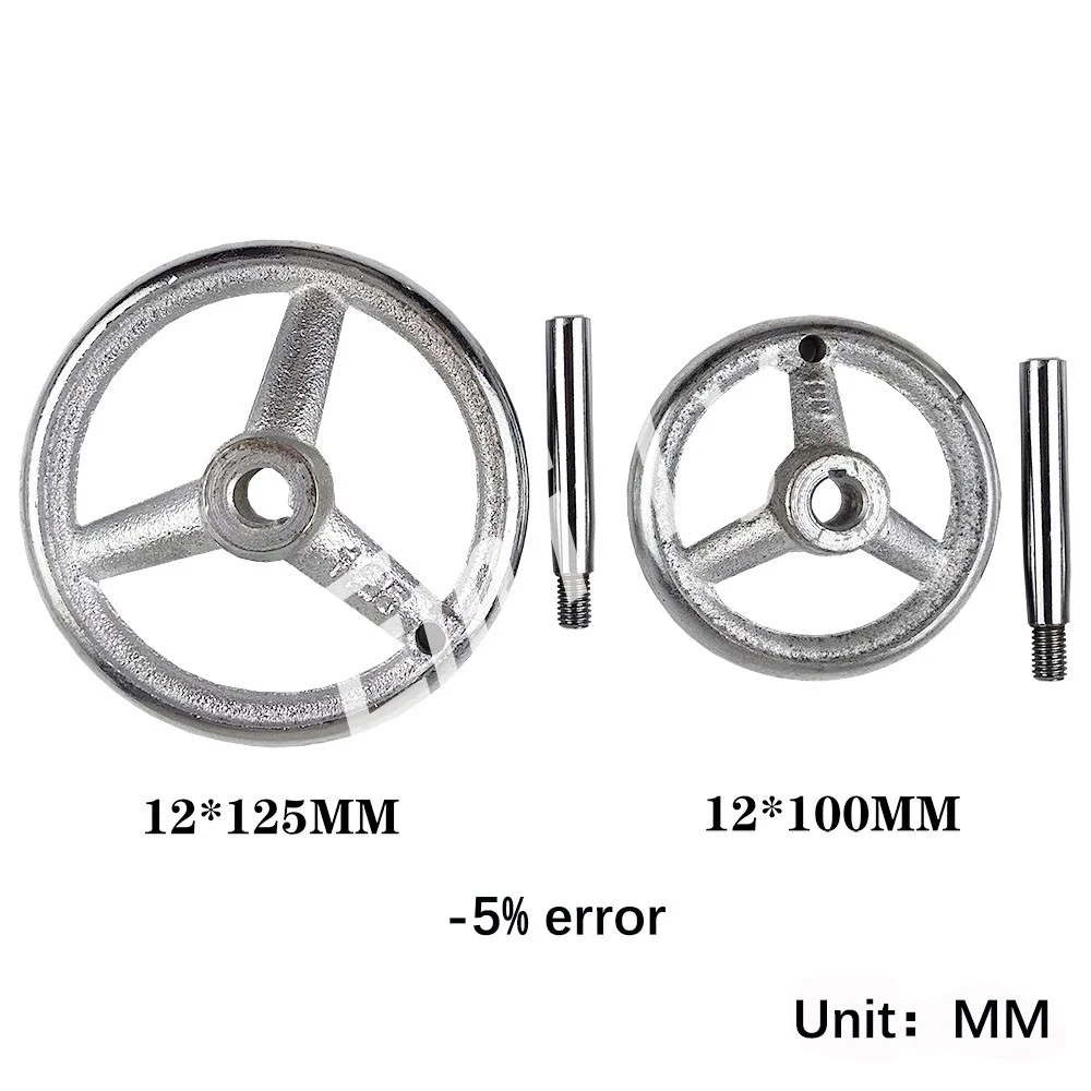 Cast iron chrome plated handwheel, circular corrugated handwheel, hand cranked machine handle, industrial handwheel