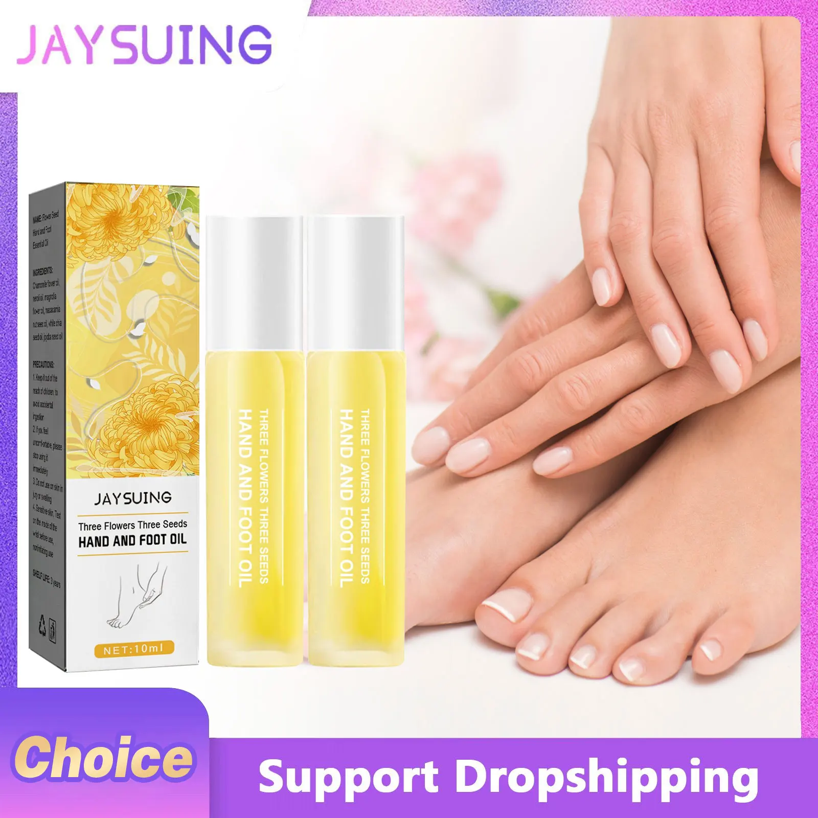 Hand Foot Care Oil Deep Nourishing Prevent Cracking Smooth Tender Soft Skin Relieve Dryness Moisturizing Repairing Hand Foot Oil
