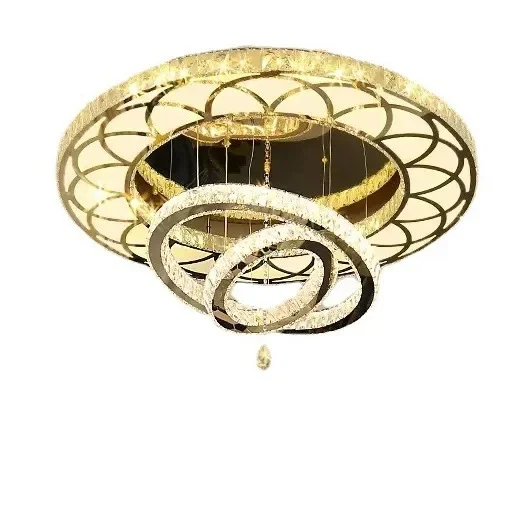 

Living room chandelier luxury crystal lamp modern simple atmosphere light luxury ceiling lamp