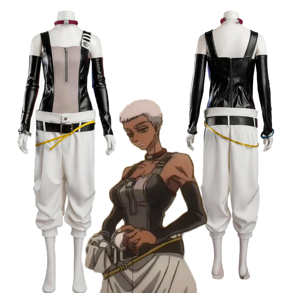 

Semiu Grier Cosplay Anime Gachi A Kuta Costume Leather Clothes Outfits Accessories Women Roleplay Uniform Halloween Carnival