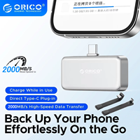ORICO Magnetic Portable SSD 1TB 512GB 2TB External PSSD 20Gbps Supports 4K ProRes Video Recording for iPhone15/16 Pro MateBook