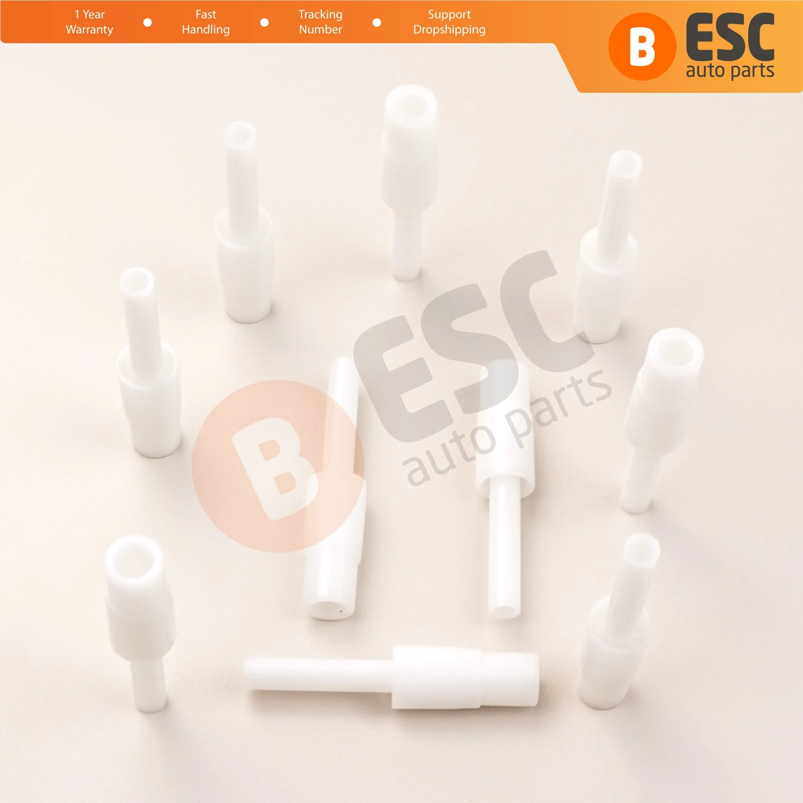 ESC Auto Parts ECP049 10 Pieces Cable End Rope Dowel for Window Regulator Winder Mechanism Type BCP049 Fast Handling