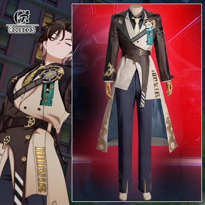 

ROLECOS Honkai Star Rail Mr. Reca Косплей Костюм Memokeeper Guest Professor Мужская карнавальная форма на Хэллоуин