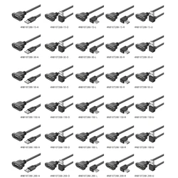 USB Extension Cable USB2.0 Male to Female Extenter Cord for Chassis/Cabinets/Panels USB Extension Line 90 degree F19E