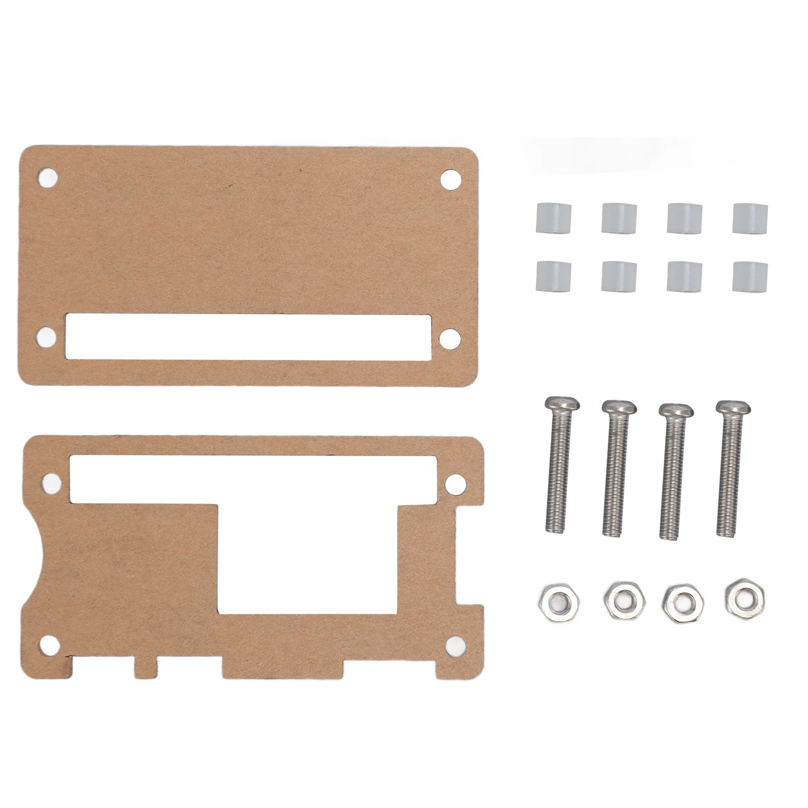 

2W Acrylic Transparent Motherboard Enclosure Case, Sturdy Development Board Cover with Cutouts Easy Access Replacement