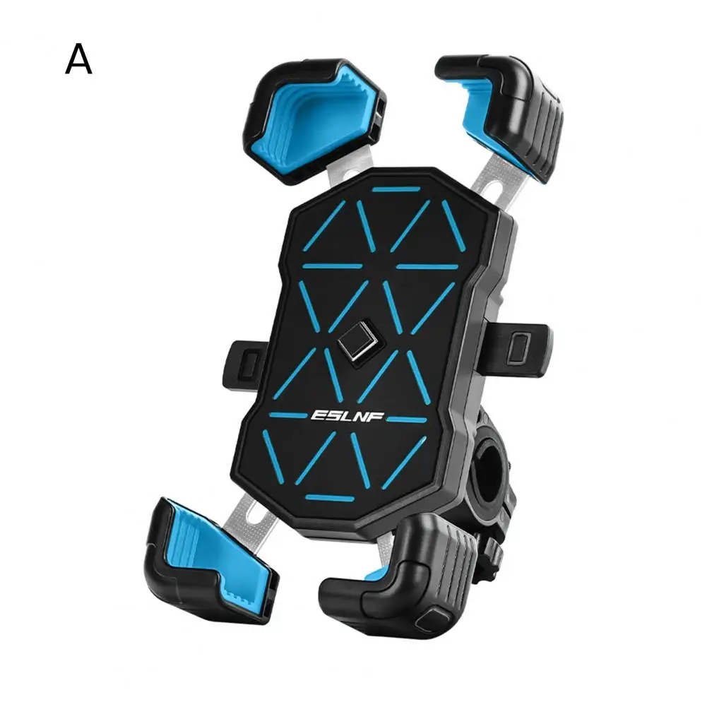 

Bicycle Phone Holder Bike Cell Phone Holder Shockproof Bike Phone Mount with High-strength Alloy Clamp Arm Secure for Electric