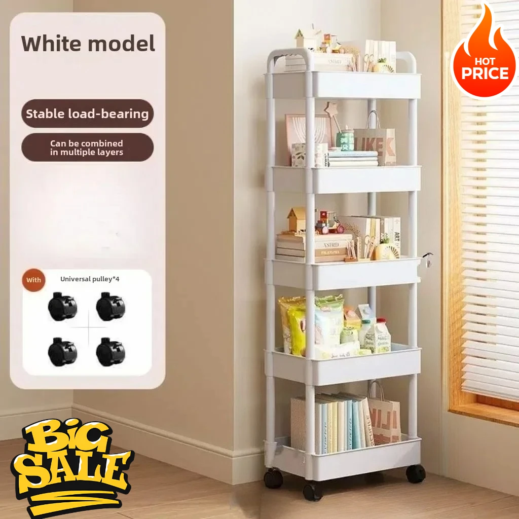 Troli Penyimpanan 5 Tingkat Be - Book Cart Rolling ulasan dan harga