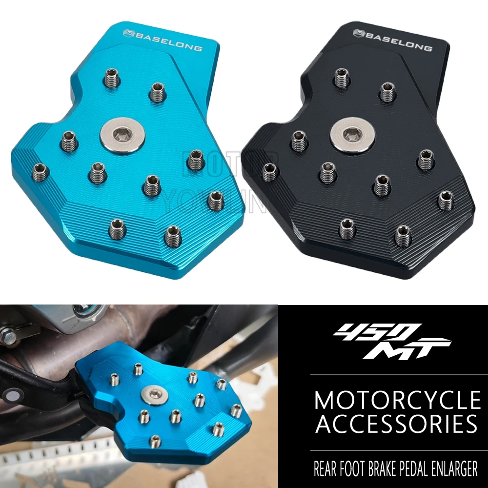 

FOR CFMOTO 450MT 2024 2025 2026 Motorcycle Accessories Rear Foot Brake Pedal Enlarge Extension Extender 450 MT 450 mt450 IBEX450