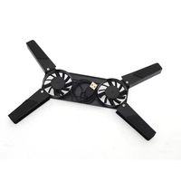 USB Laptop Cooler Pad Base Bottom Anti-slip Portable Cooling Pads Base Foldable Save Space USB Power Supply Computer Accessories