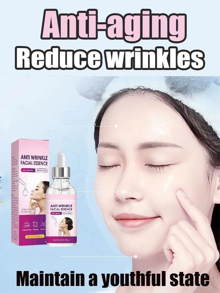 

Anti Aging Essence Remove Wrinkle Serum Moisturizing Facial Skin Diminishes Fine Lines Around The Eyes Wrinkle Skin Care Produce