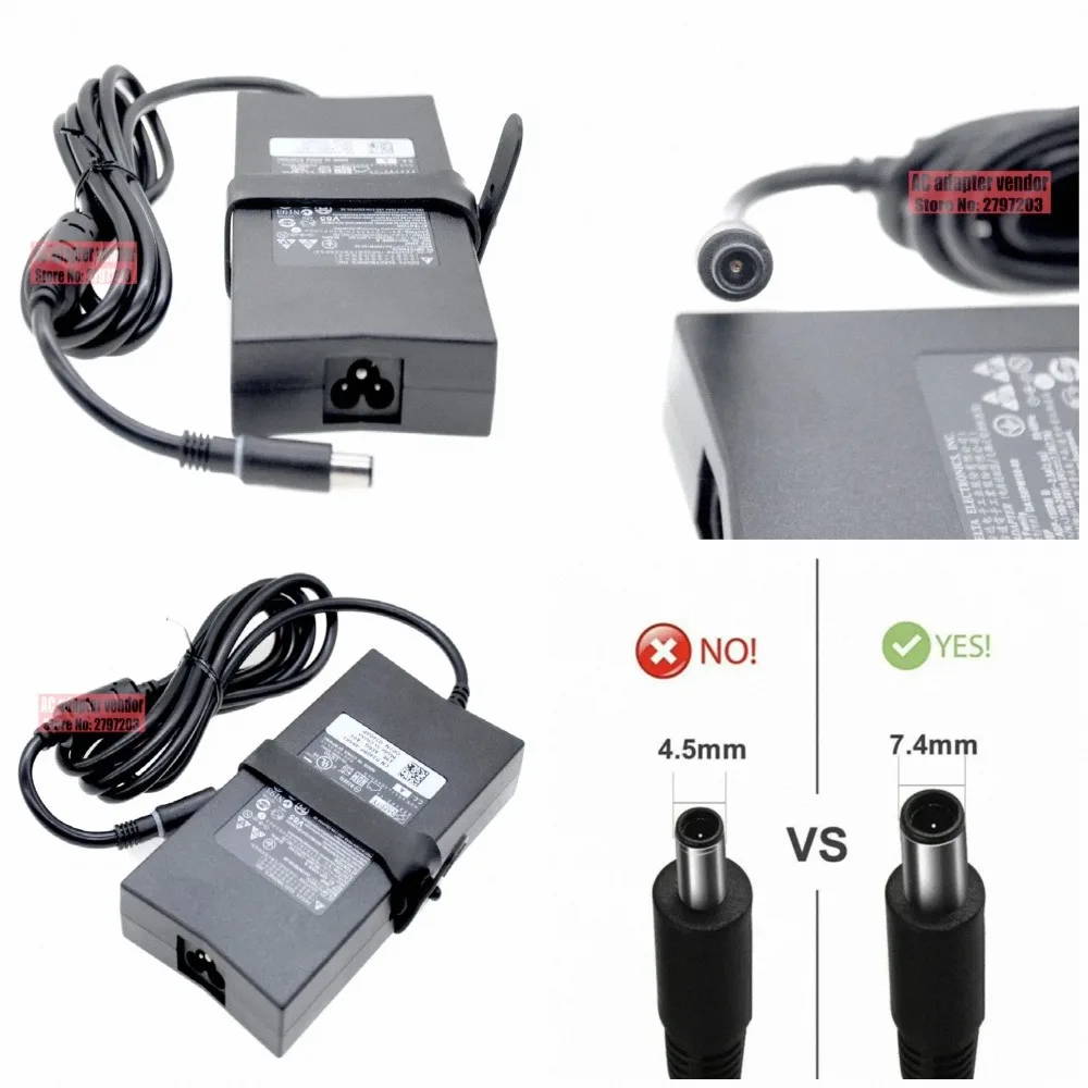 Genuine 19.5V 7.7A 150W PA-5M10 DP/N 0J408P DA150PM100-00 AC Adapter Power Supply for Dell Alienware M11X R2 R3 M14X Laptop