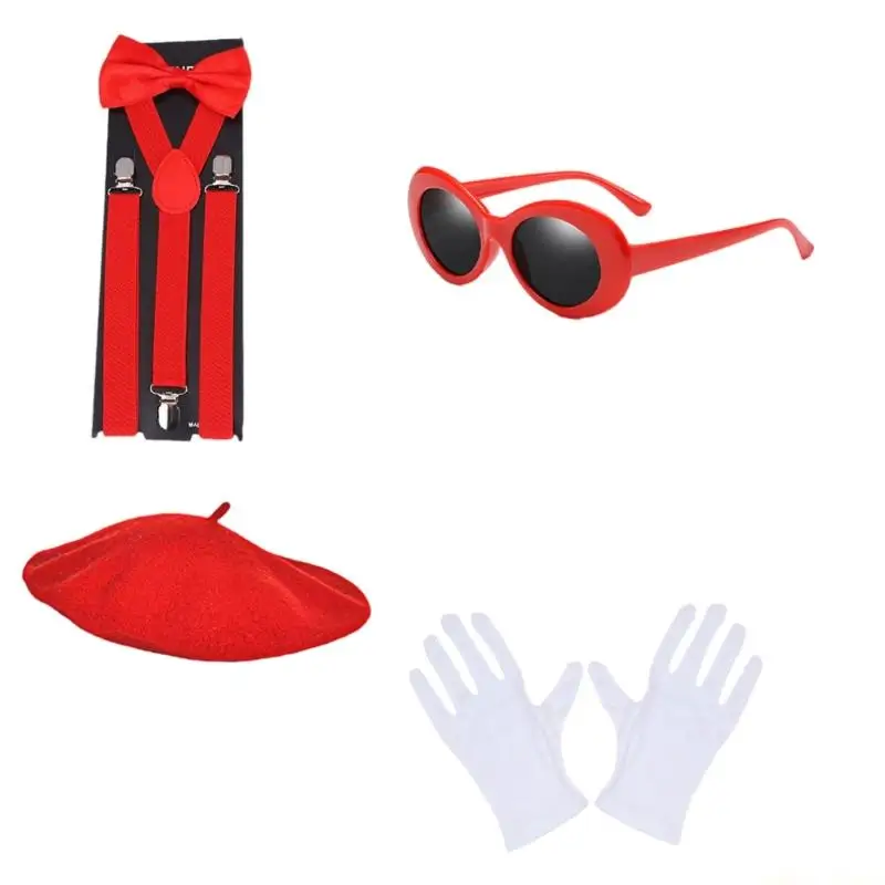 31BF 1950s Traditional Costume for Theme Parties Multiple Use Outfit Ventilated Fabric