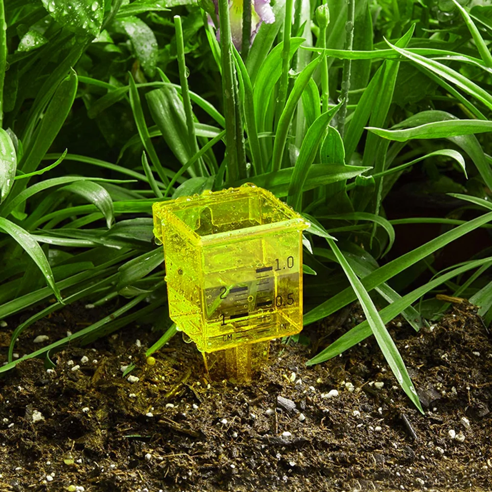 

5 Pcs Rain Gauge Outdoor Garden Gauges Fairy Accurate Plastic Meter Lawn for Yard