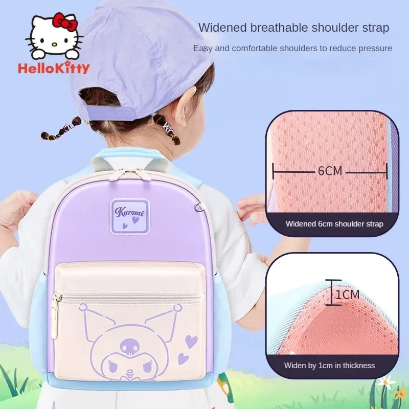 Sanurgente Hello Kitty Cartable pour filles d'école primaire, Clow M, Nouveau sac à dos pour enfants Hellokitty Cinnamoroll Babycinnamoroll, 2023