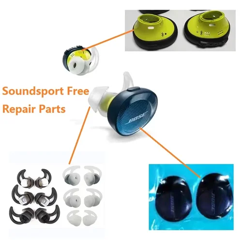 Piezas de reparación cubierta de auriculares para auriculares deportivos libres Bos SoundSport