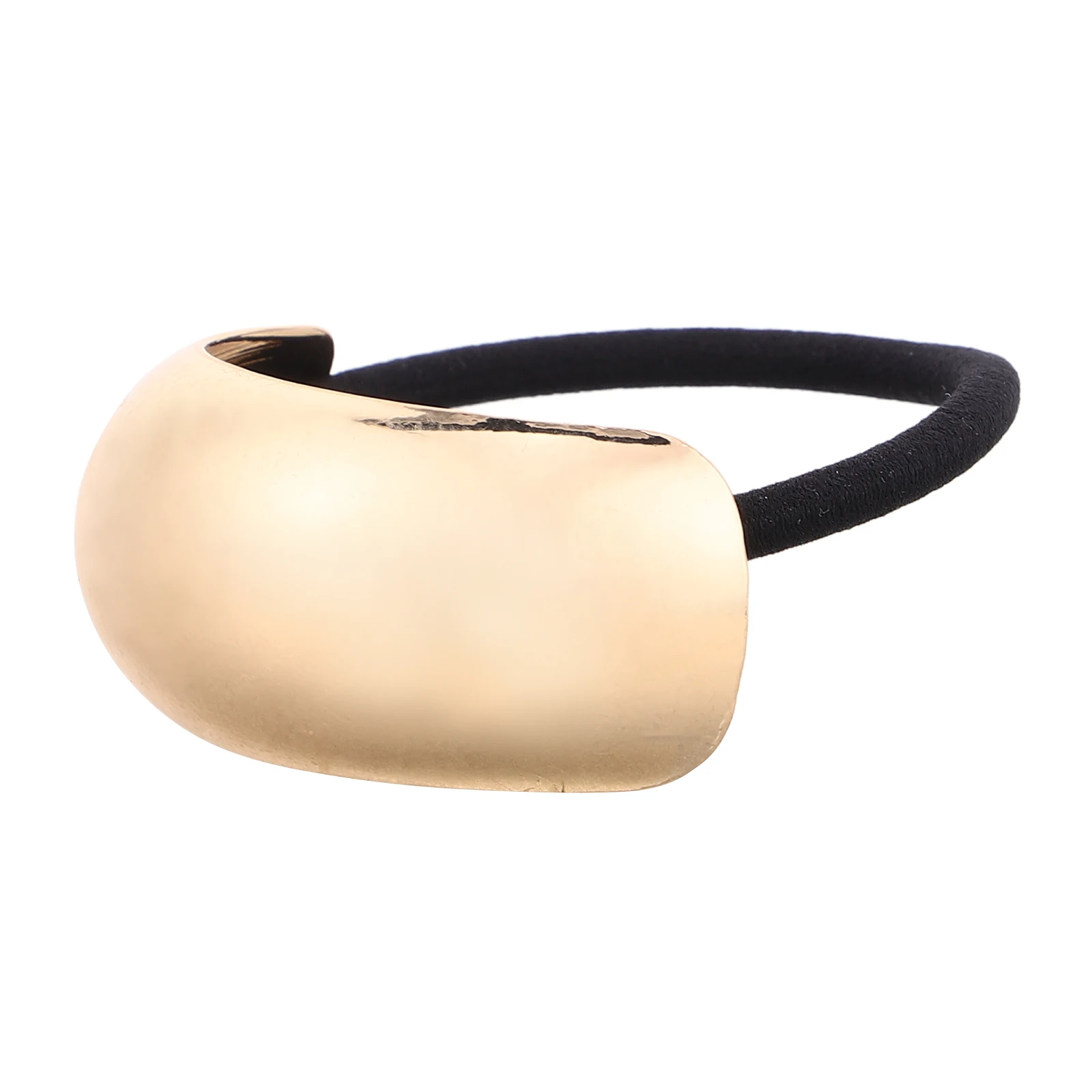 

Metal Hair Bands Gold Cuff Ponytail Holder Curly Alloy Durable Retro Hairstyle Accessory High Ponytail Mens Hairband Lightweight