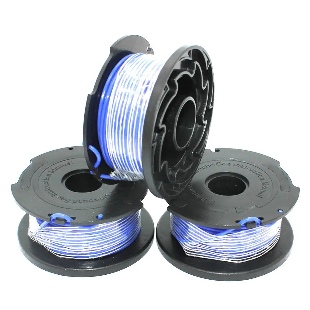 3PK Auto Feed String Trimmer Spool Fit Voor Zwart + Deck GH3000 GH3000R LST540 LST540B Trimmer Edger Onderdelen # SF-080 DWB-90588459N