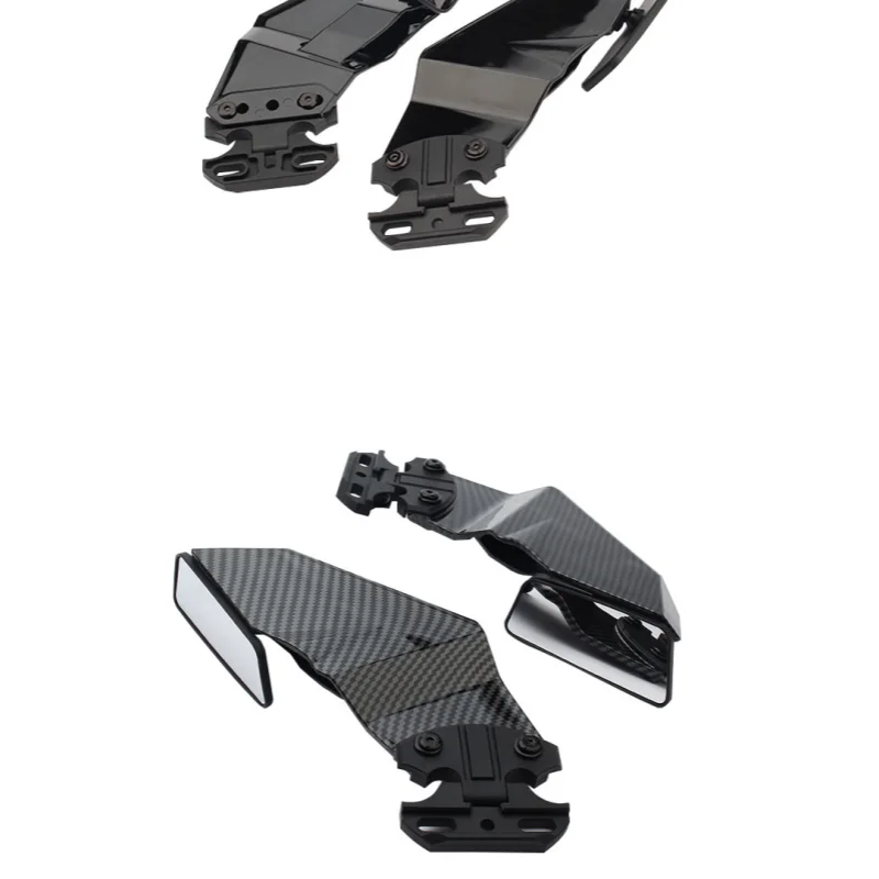 For Honda CBR500R CBR400R CBR 650R CBR650R CBR1000RR Motorcycle Side Mirrors Winglets Wind Wing Adjustable Rotating Rearview