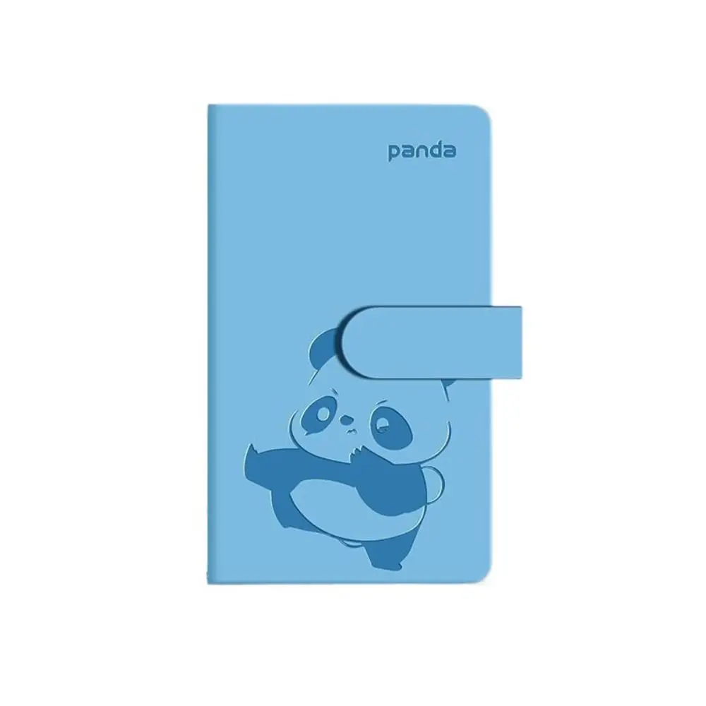 Durable A6 B6 Pocket Notebook Panda Cartoon Portable Handbook Waterproof Cover 192 Pages Diary Book Office