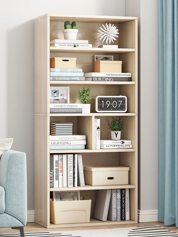 

Shelf Floor-to-ceiling Bookcase, Simple and Modern Small Locker in The Living Room, Storage Shelf in The Bedroom