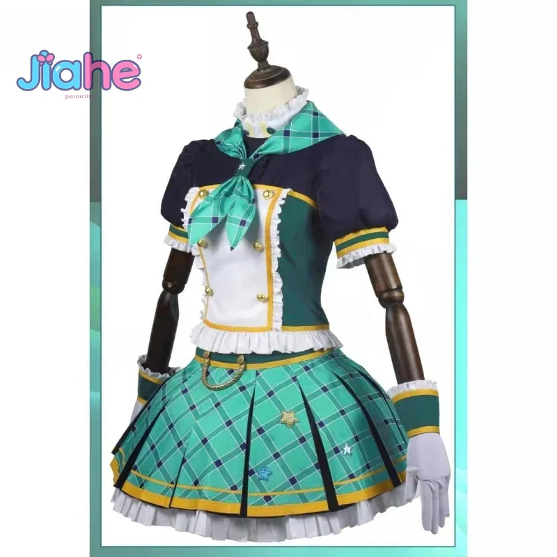 

Anime Aikatsu！Todo Yurika Cosplay Costume Women sweet dress necklaces props socks glove Halloween Christmas Lolita uniform suit