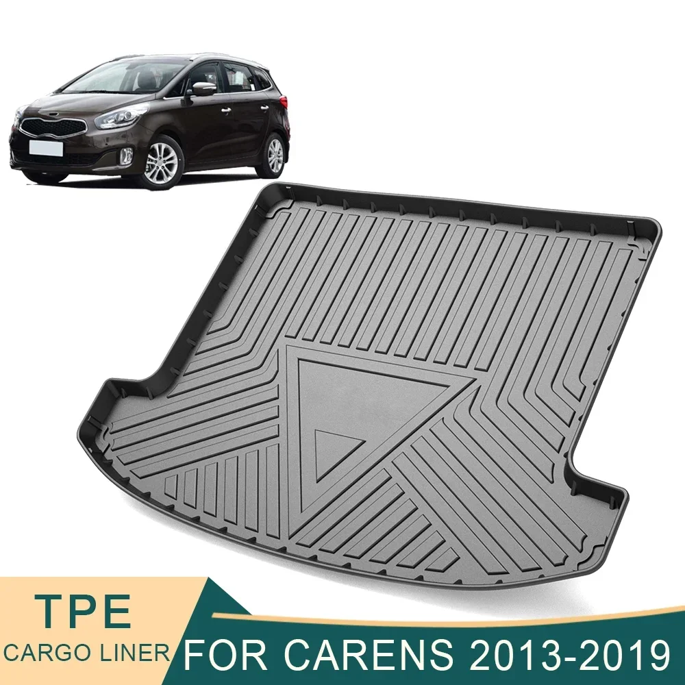 

For Kia Carens RP 2013-2019 5-seats Auto Car Cargo Liner All-Weather TPE Non-slip Trunk Mats Boot Carpet Interior Accessories