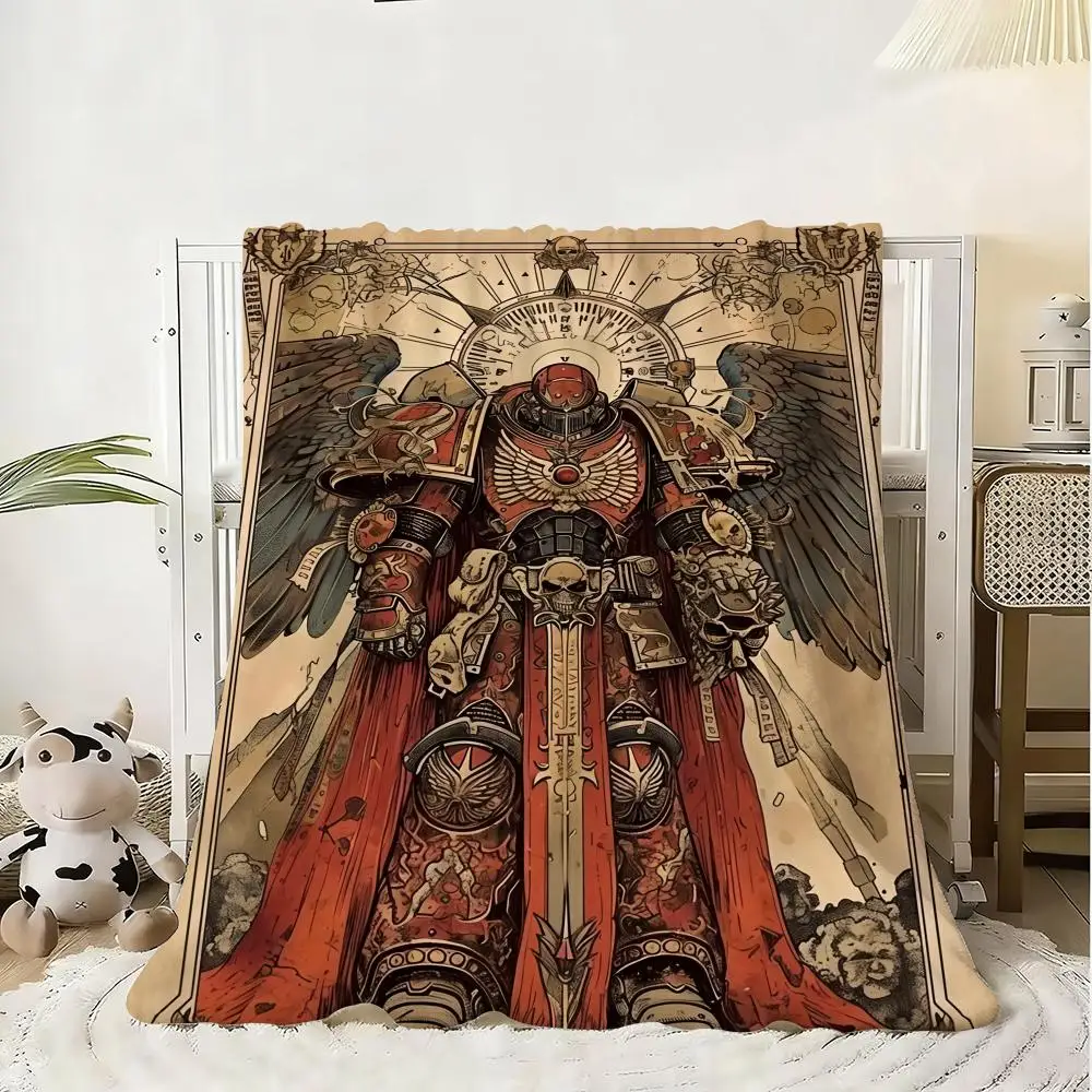 رمي الفانيلا رقيق بطانية ناعمة دافئة الجلد ودية رمي ل أريكة سرير مكتب قيلولة الشتاء لعبة T-إجمالي الحرب W-WARHAMMER