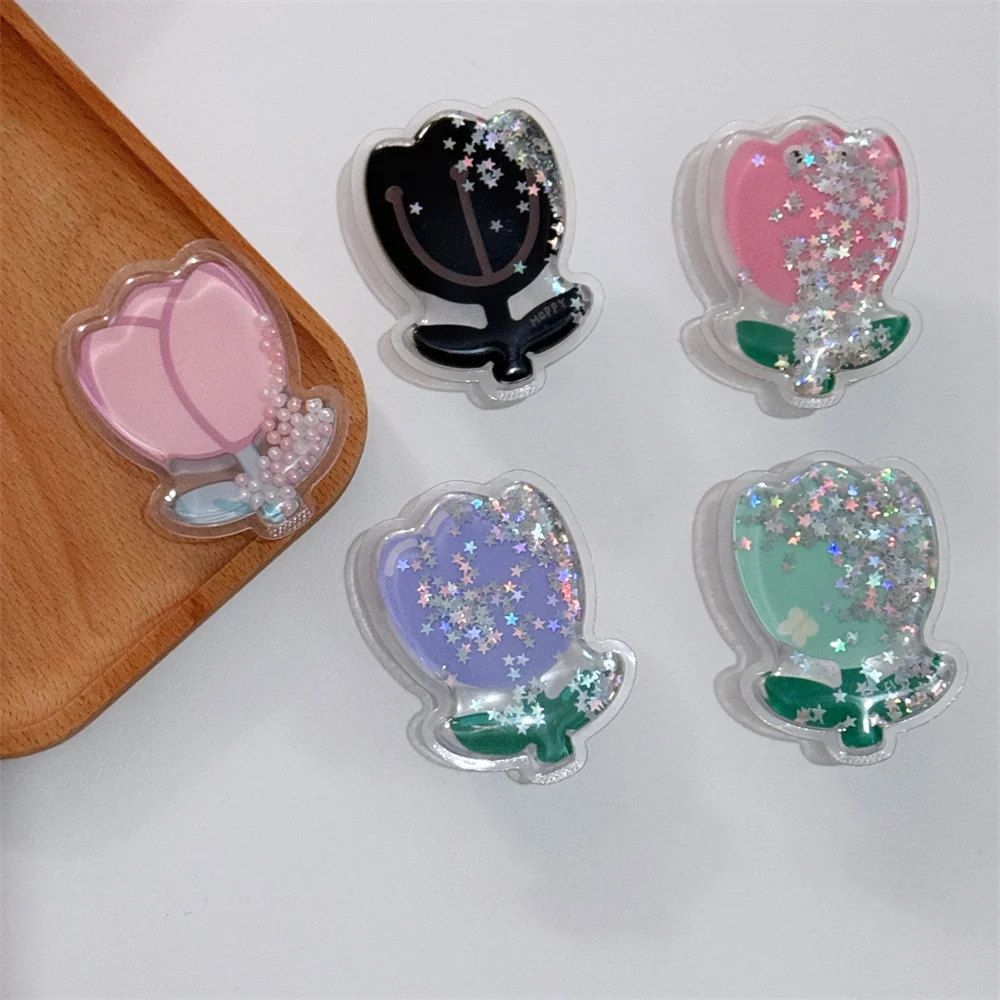 Staffa airbag a forma di tulipano, estensibile e girevole, altamente pratica e adatta per telefoni cellulari