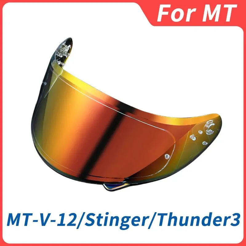 MT-V-12 Helmet Shield for MT STINGER Helmet and MT THUNDER 3 Helmet MT Replacement Parts THUNDER 3SV Visor