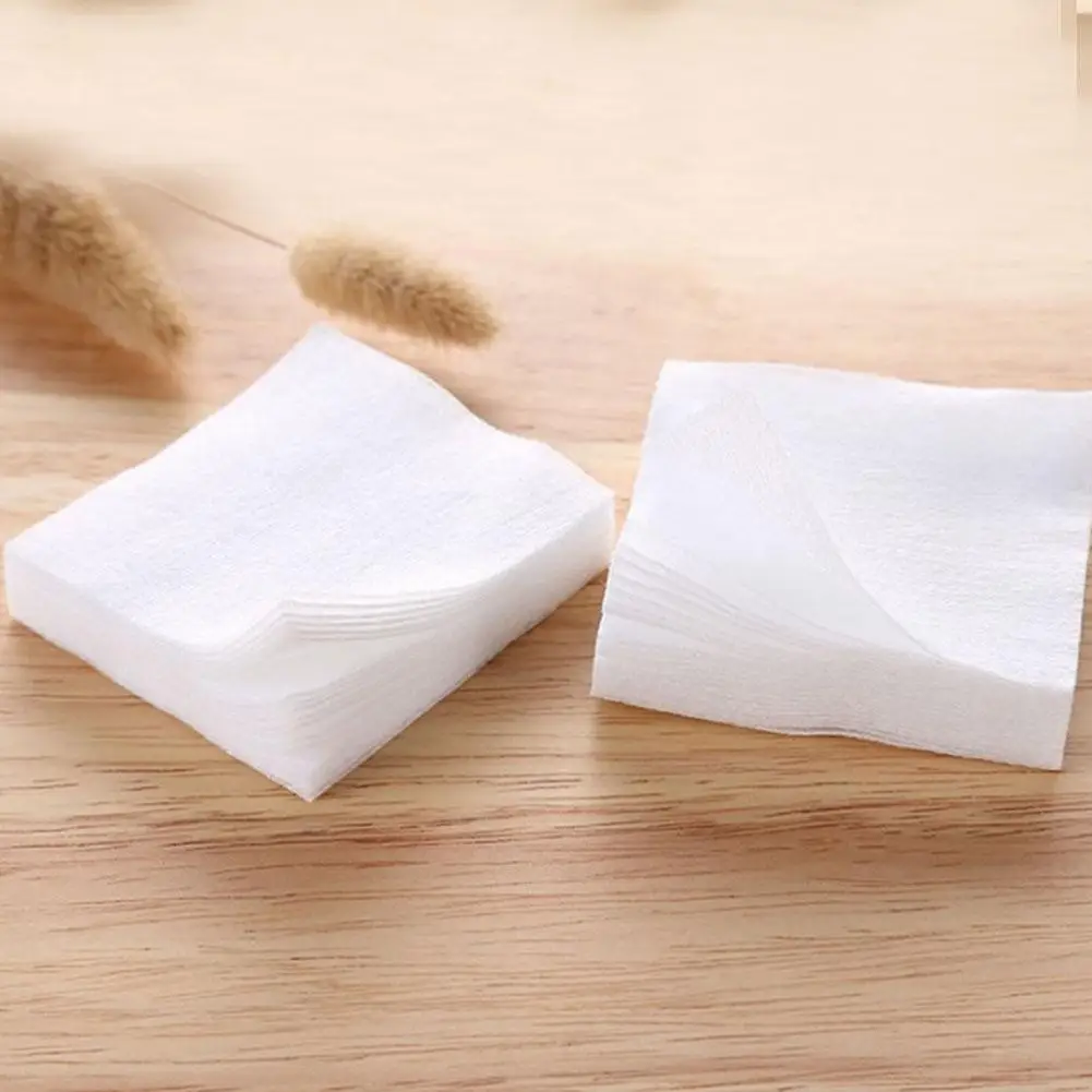 500 個多機能コットンパッドウェットコットン特別な伸縮性薄型メイク落としコットントナーフェイシャルマスク紙ソフト