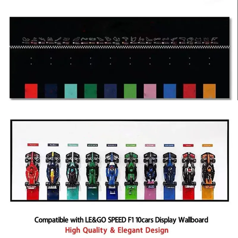 

NEW Display Wallboard for Lego Speed Ultimate Formula 1,Adult Collectibles for Lego Car Wall Mount Building Blocks