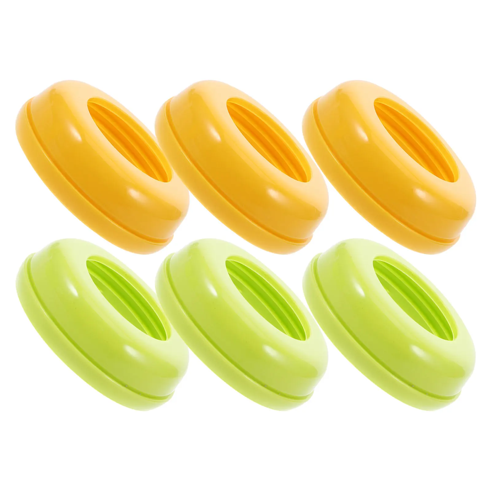 

Набор из 6 сменных широких колец-прокладок для бутылочек с герметизирующими дисками и гигиеничными купольными крышками, запчасти для детских бутылочек